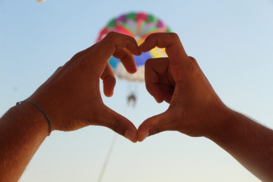 Love parasailing